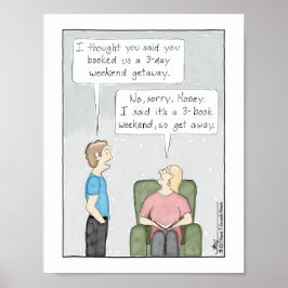 Skriv ut 3 Bok Helg Poster