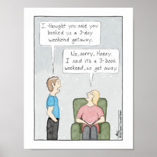 Skriv ut 3 Bok Helg Poster