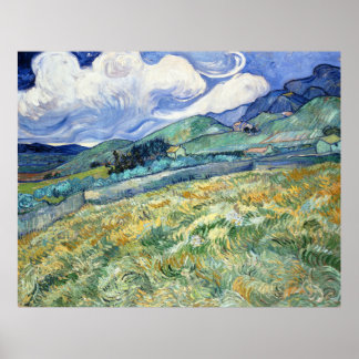 SKRIV UT | 48x38 Van Gogh Landskap från Saint-Ré  Poster