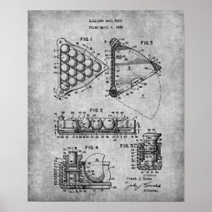 Skriv ut 9 miljarder Boll-rack i Bassäng-rumsdekal Poster