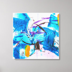 Skriv ut abstrakt Art Wrapped Canvas