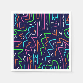 Skriv ut Abstrakt för mellanåldersfördelning Pappersservett