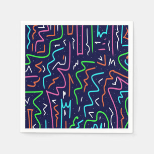 Skriv ut Abstrakt för mellanåldersfördelning Pappersservett