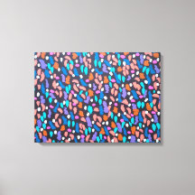 Skriv ut Abstrakt för platsdammkanonsgrafik