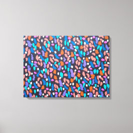 Skriv ut Abstrakt för platsdammkanonsgrafik Canvastryck