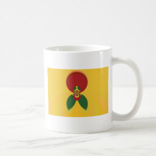 Skriv ut Abstrakt för Rasta Färg Kaffemugg