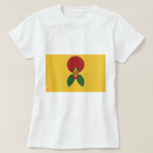 Skriv ut Abstrakt för Rasta Färg T Shirt