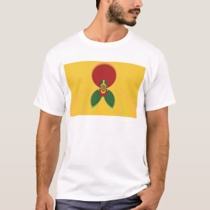 Skriv ut Abstrakt för Rasta Färg Tee