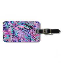 Skriv ut Abstrakten lila Dream Expression