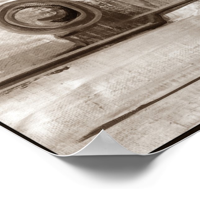 Skriv ut Abstrakten Modern  för originalmålning 20 Poster (Hörn)