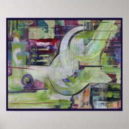 Skriv ut Abstrakten Modern  för originalmålning 20 Poster