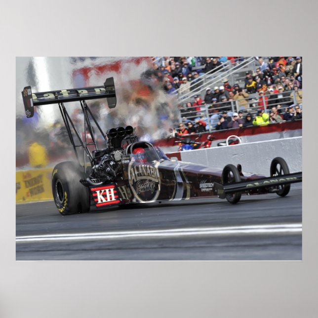 Skriv ut Al-Anabi Top Fuel Silver Team Poster (Framsidan)