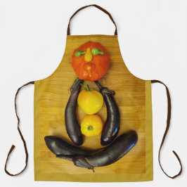 Skriv ut allt-över-utskriften på äggplantigt plant