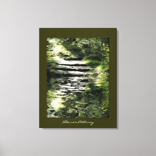 Skriv ut Älskare Träd Forest Stone Trails Art Prin Canvastryck
