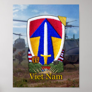Skriv ut andra Fält Force Vietnam Nam Krig-korrige Poster