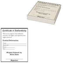 Skriv ut anpassade Artwork Authentication