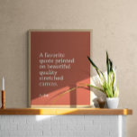 Skriv ut anpassningsbar, skriva ut Anpassningsbar Poster<br><div class="desc">Anpassningsbar citattecken skrivs ut med färg-bakgrund. Anpassa citatet,  lyriska,  bibelversa eller annat ordspråk. Byt teckensnitt och text till skapa en av en vänlig gåva som rör hjärtat.</div>