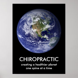 Skriv ut Anpassningsbar-text med chiropraktik Poster