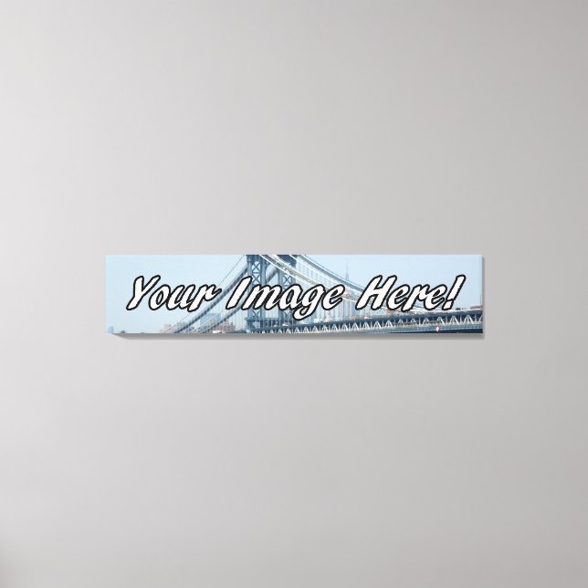 Skriv ut anpassningsbarna Panorama Wrapped Canvas (Framsida)