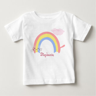 Skriv ut Anpassningsbarna Rainbow Cat Aesthetic Fr T Shirt