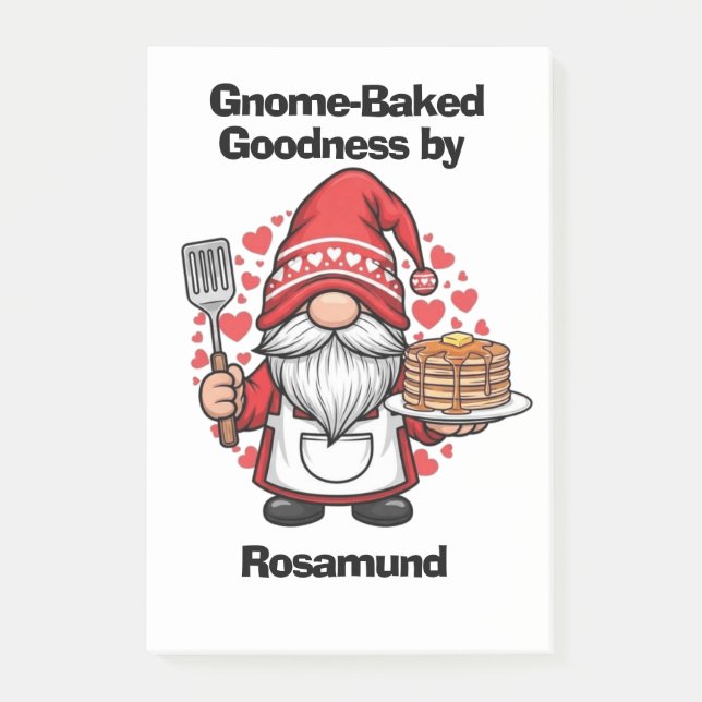 Skriv ut Apron över allt Post-it Block (Framsida)