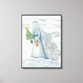 Skriv ut arbetsytan för Winter Wrapped Canvas i fa