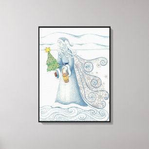 Skriv ut arbetsytan för Winter Wrapped Canvas i fa