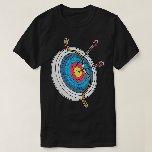 Skriv ut Archer Bow och Prows i Archery Gift T Shirt (Design framsida)