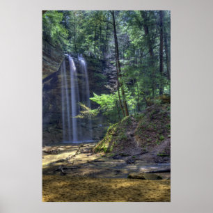 Skriv ut Ash Cave Falls Poster