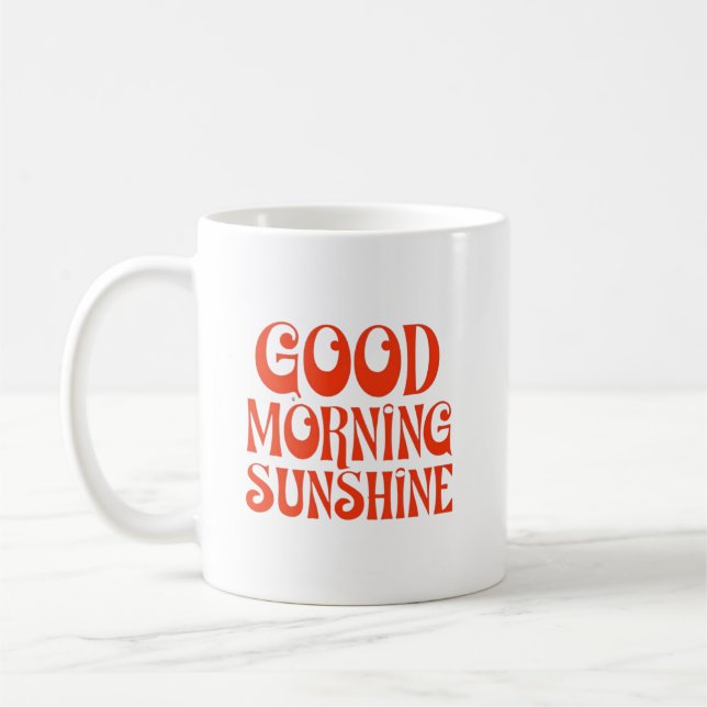 Skriv ut återcirkulationsdekorfärg för bra morgon- kaffemugg (Vänster)