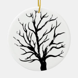 Skriv ut automatiskt Träd Lino Julgransprydnad Keramik