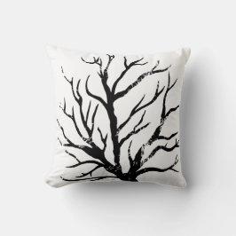 Skriv ut automatiskt Träd Lino Kudde