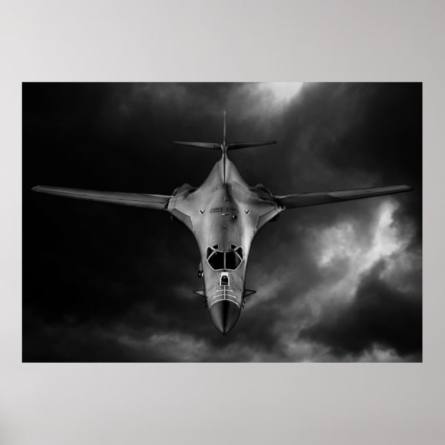 Skriv ut B-1-lansare Poster (Framsidan)