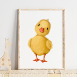 Skriv ut baby Chickar | Chick i Baby - vattenfärgs Poster