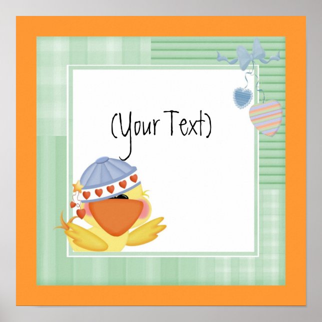 Skriv ut baby Quack-uppsättningar Poster (Framsidan)