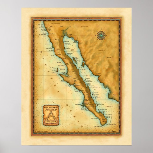 Skriv ut, Baja 16 x 20 Poster (Framsidan)