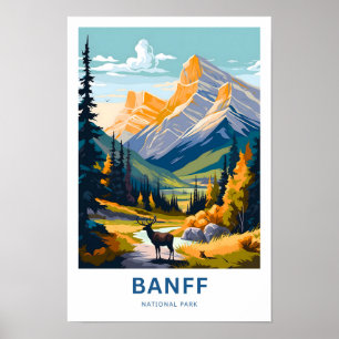 Skriv ut Banff National Park Travel Poster