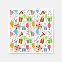 Skriv ut barns födelsedag tema