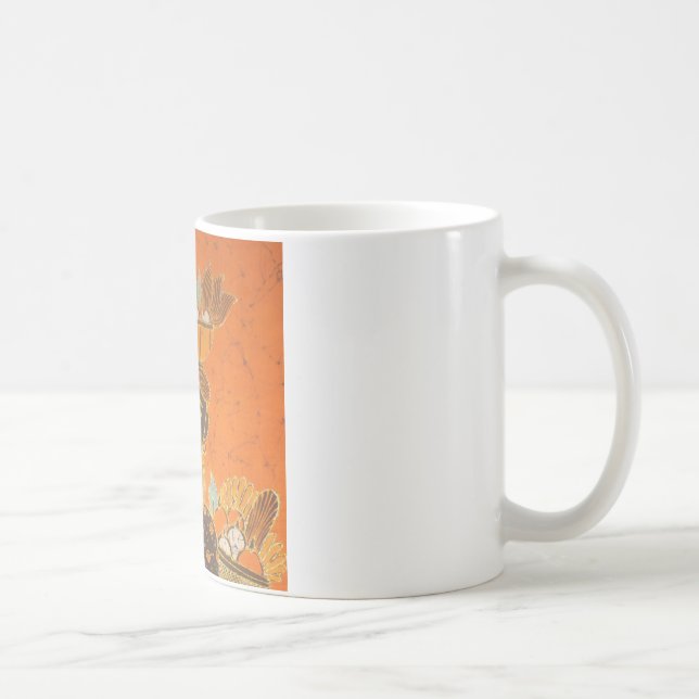 Skriv ut Basket i afrikanska kvinnor Kaffemugg (Höger)