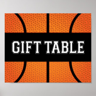 Skriv ut Basketball Party GIFT BORD Poster