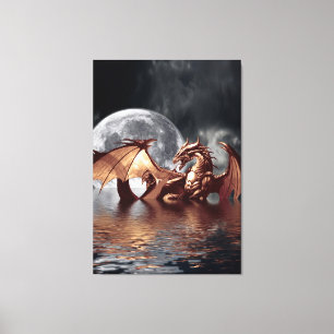 Skriv ut bild i Dragon & Måne