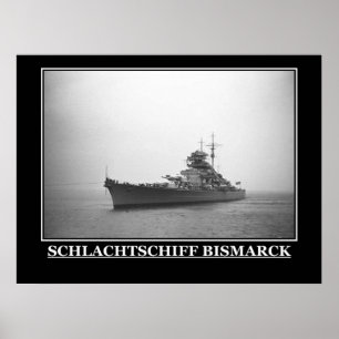 Skriv ut Bismarck Vintage affisch