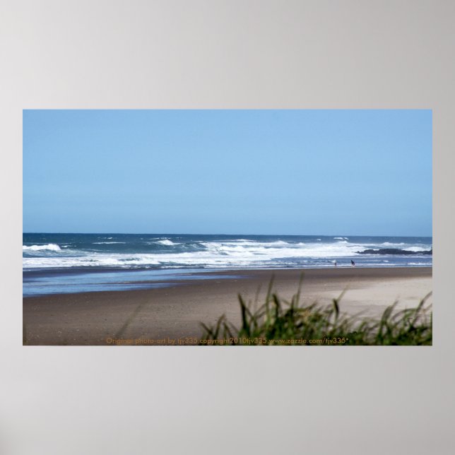 Skriv ut blå himmel och utfall för segment poster (Framsidan)