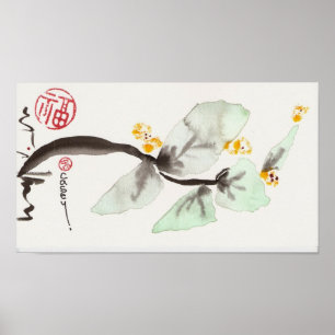 Skriv ut bläddringstreck poster