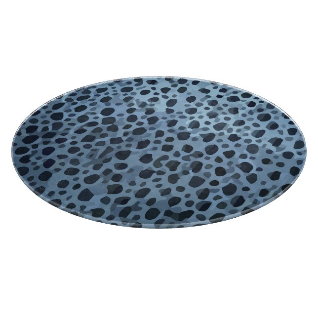 Skriv ut blått och svart fisk (Hörn)