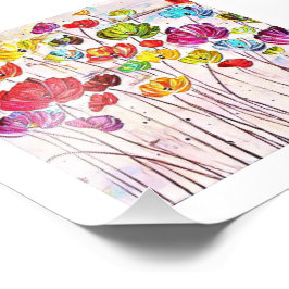 Skriv ut blommigt Art Fototryck