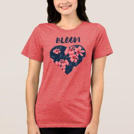 Skriv ut Blommigt för bloomskrift T Shirt