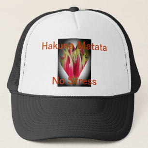 Skriv ut blommigt Heart Art Art Truckerkeps