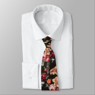 Skriv ut Blommigten Rust Peach Vintage Slips