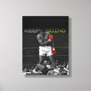 Skriv ut Boxing Motivation Wall Art Canvastryck